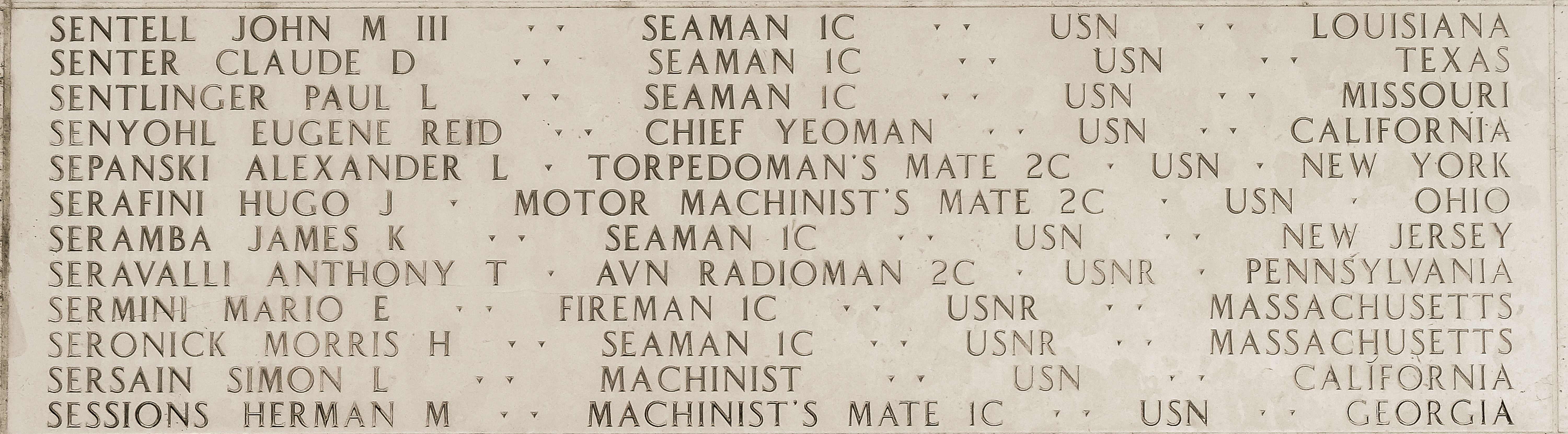 Simon L. Sersain, Machinist